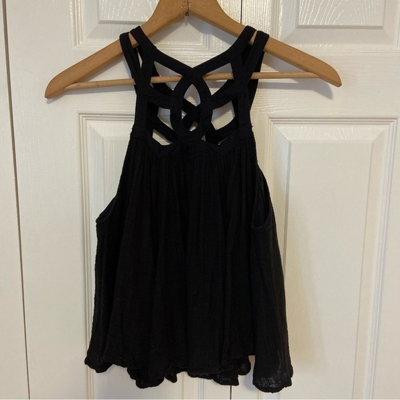Free People Black Tank Top - Picture 3 of 8